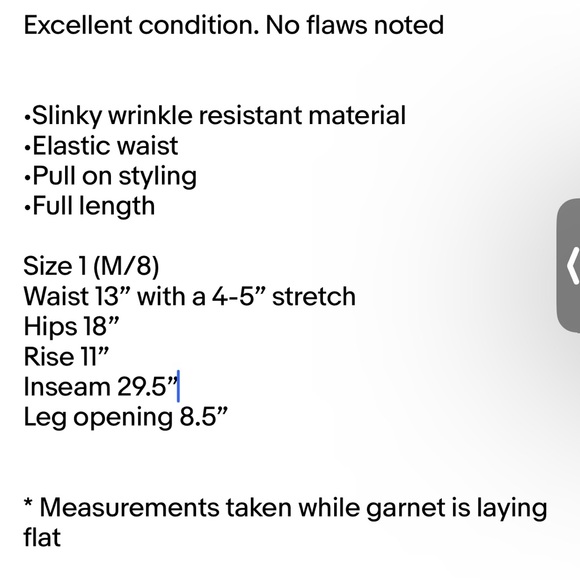 Chicos Travellers Essential Heather Gray Straight Leg Pant Size 1 - Picture 5 of 5